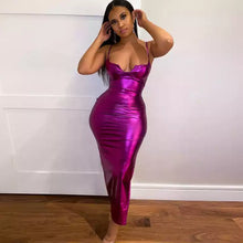 Load image into Gallery viewer, Sexy Hot Girl Summer Purple Dress
